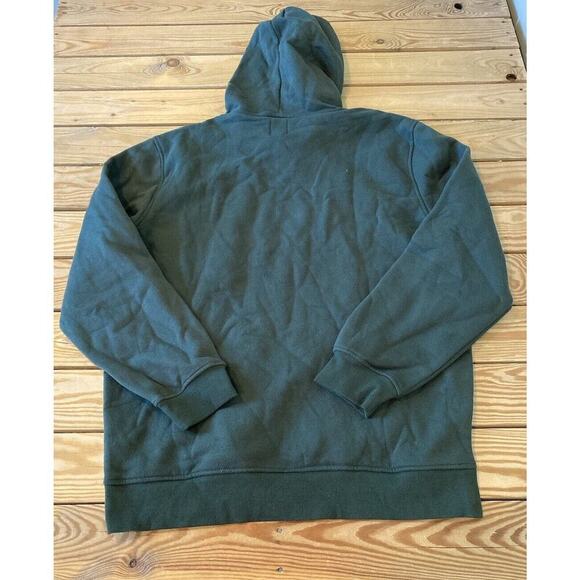 NWT $59.95 Gap Logo Hoodie Sweatshirt Size Large Men’s Green - Picture 2 of 10